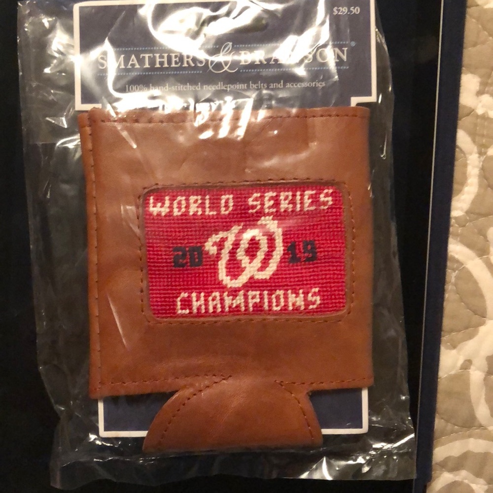 Leather nationals koozie